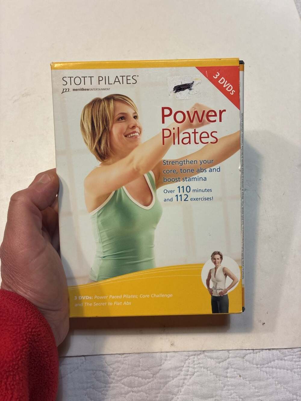 STOTT PILATES Power Pilates 3-DVD Set (The Secret to Flat Abs, Power Paced Pilat